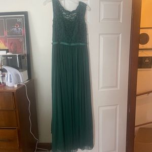 David’s Bridal Bridesmaid in Juniper